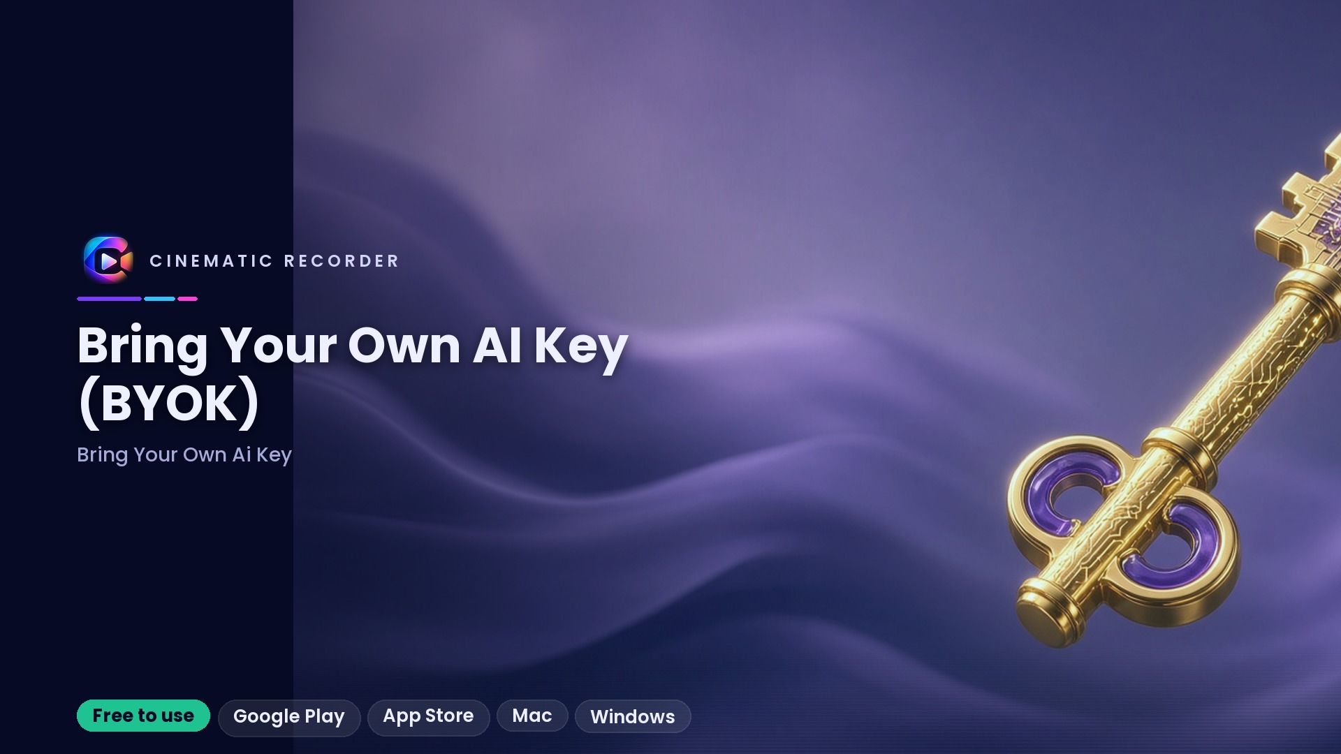 bring your own ai key