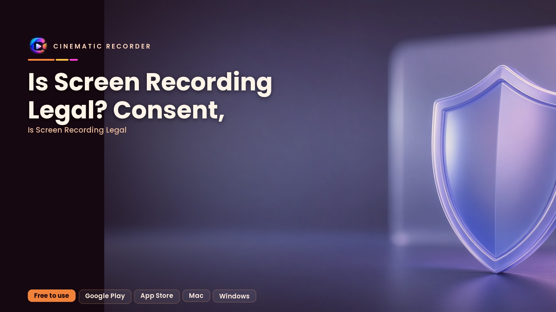 is screen recording legal