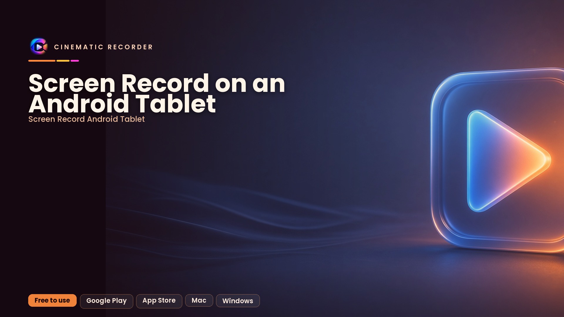 screen record android tablet