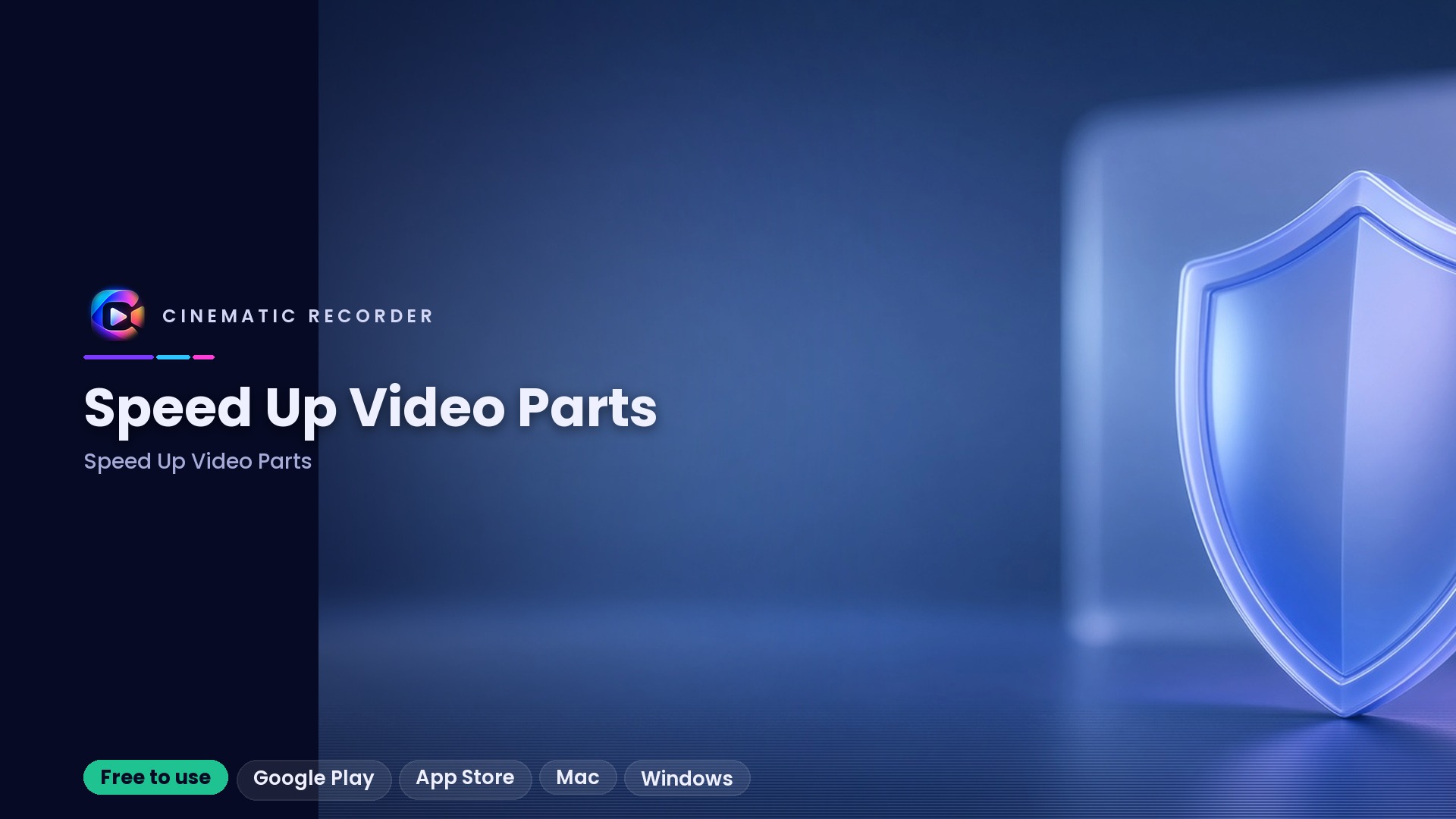 speed up video parts